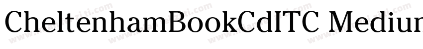 CheltenhamBookCdITC Medium字体转换
